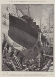 Una prova della navigabilità dei cacciatorpediniere